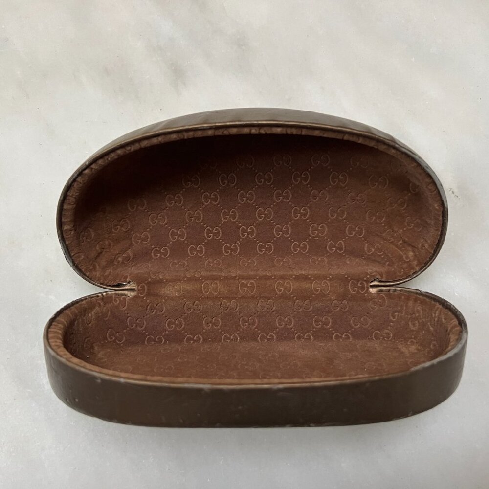 Gucci Vintage Snaffle Bit Sunglasses (Brown/Gold Color) - Picture 9 of 10